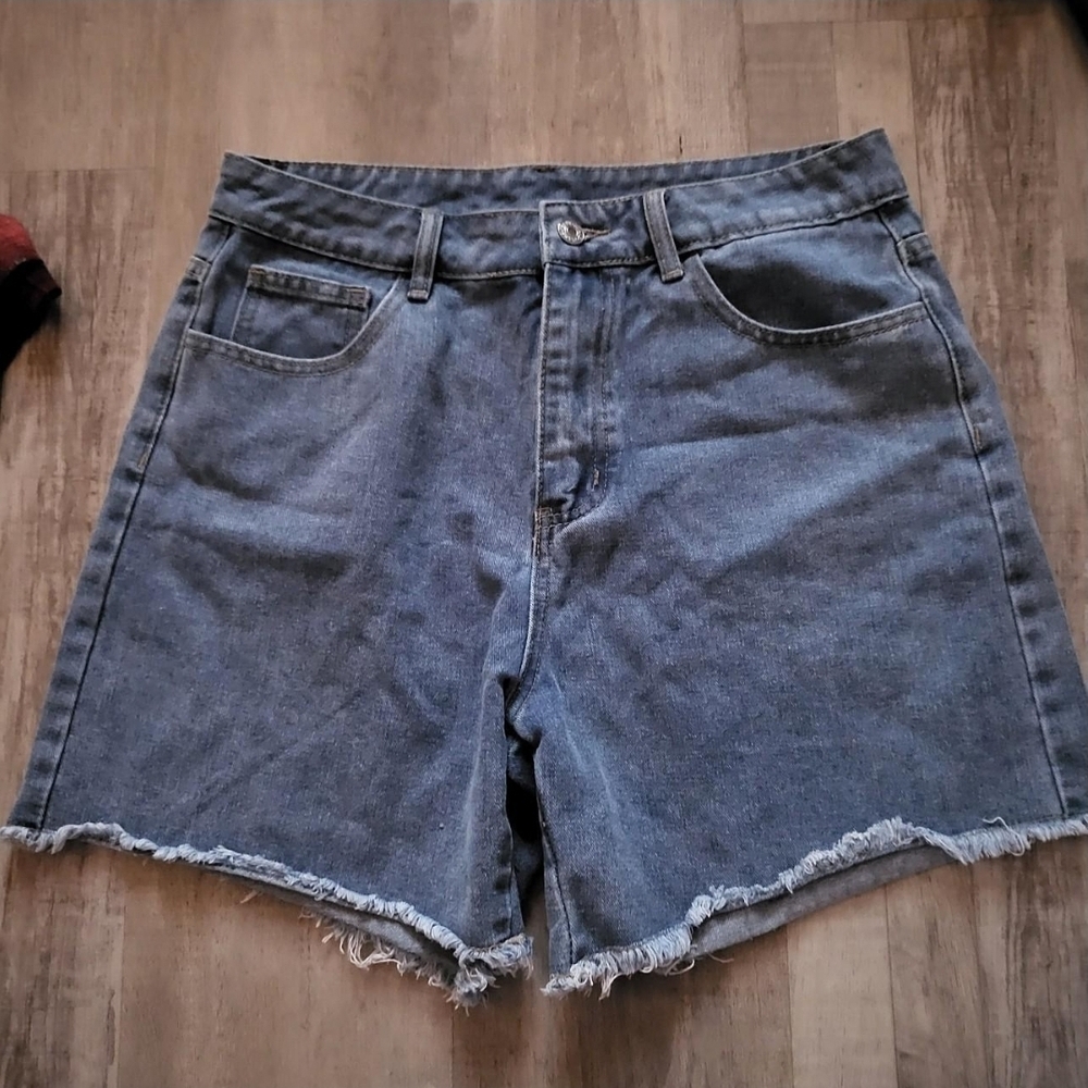 SHEIN Classic Blue Jean Shorts